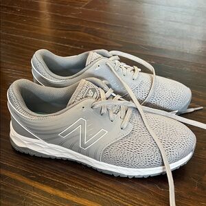 New Balance Light Gray Golf Shoes